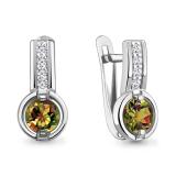 Серьги с султанитом