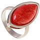 Кольцо с кораллом