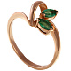 Кольцо с изумрудом 