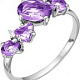 Кольцо с аметистом