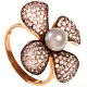 Кольцо с жемчугом