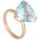 Кольцо с топазом 
