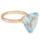 Кольцо с топазом 