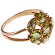Кольцо с хризолитом 