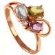 Кольцо с ам., топ.. хриз. 