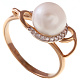 Кольцо с жемчугом