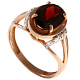 Кольцо с гранатом