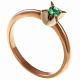 Кольцо с изумрудом 