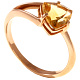 Кольцо с цитрином