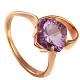 Кольцо с аметистом 