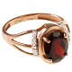 Кольцо с гранатом