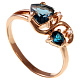 Кольцо с топазом