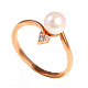 Кольцо с жемчугом