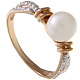 Кольцо с жемчугом