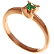 Кольцо с изумрудом 