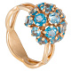 Кольцо с топазом 
