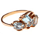 Кольцо с топазом