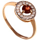 Кольцо с гранатом 