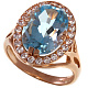 Кольцо с топазом