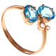 Кольцо с топазом