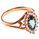Кольцо с топазом